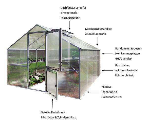 KGT Gewächshaus Orchidee III