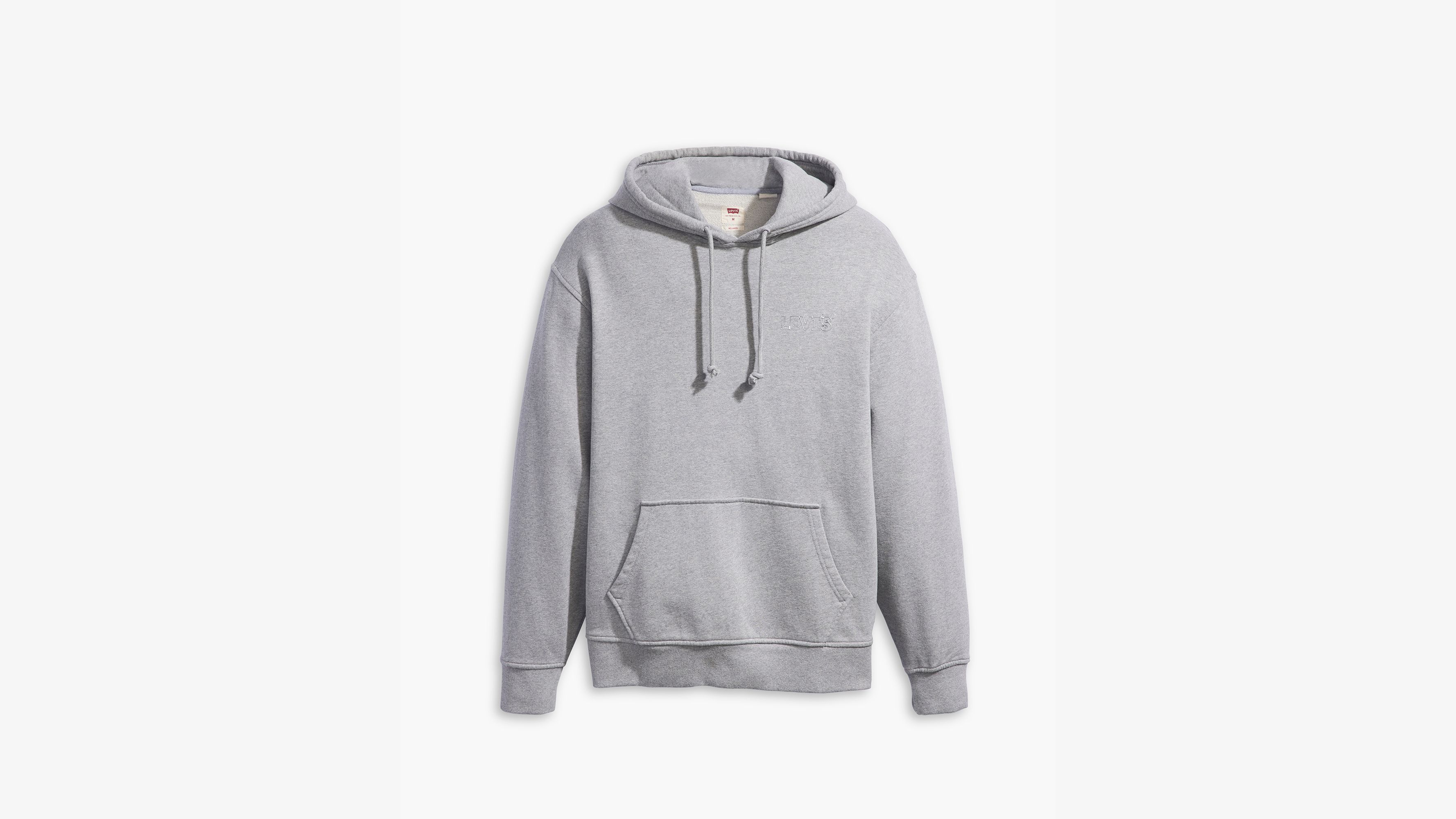 Sweat à capuche graphique relaxed - Chrome Headline Hoodie Midtone Heather Gray - Gris