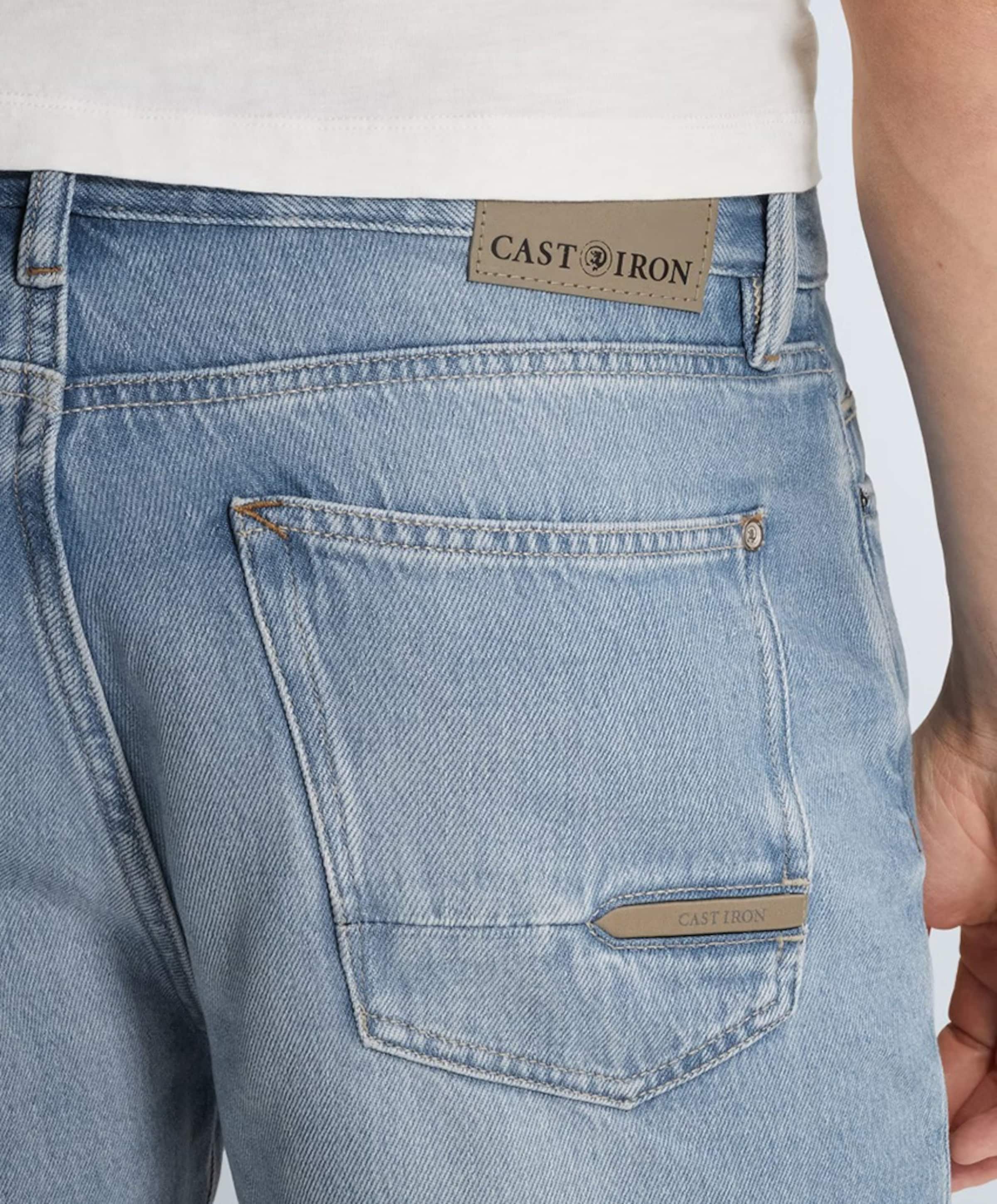 Cast Iron STEEPER LIGHT BLEACH BLUE heren korte broek blauw