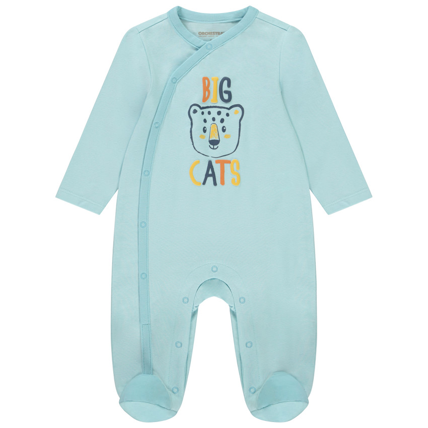 Lot de 3 dors-bien motifs félins pour bébé garçon avec ouvertures différentes selon l'âge