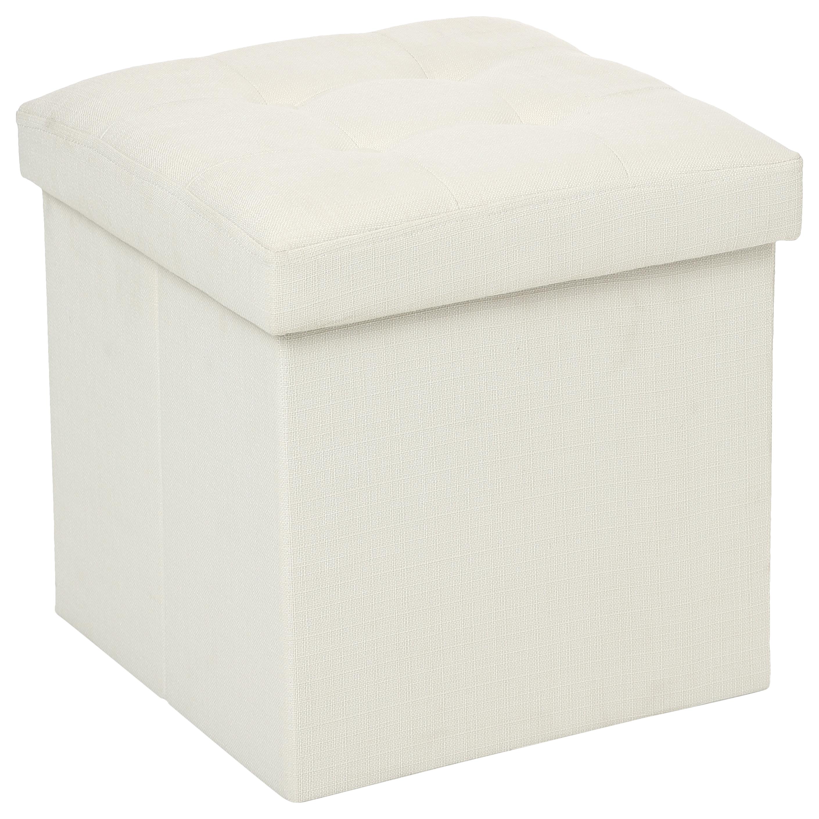 POUF PLIABLE BEIGE LYSANDRE