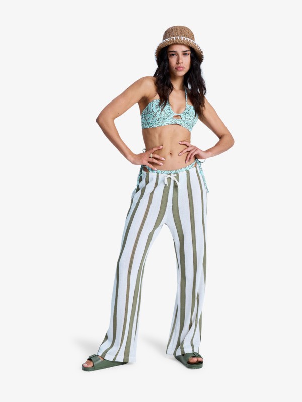 Nalu Sunset Pantalon léger Vert Femme