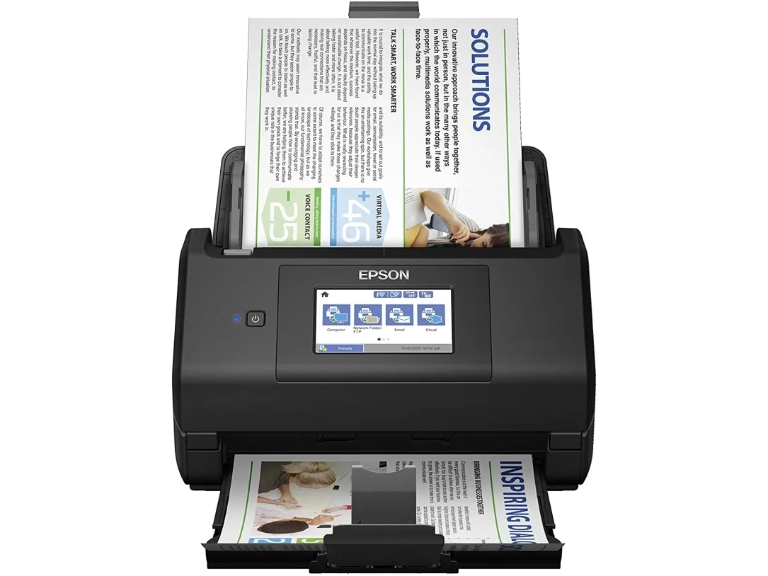 Epson WorkForce ES-580W DIN A4-Dokumentenscanner, ADF 100S.