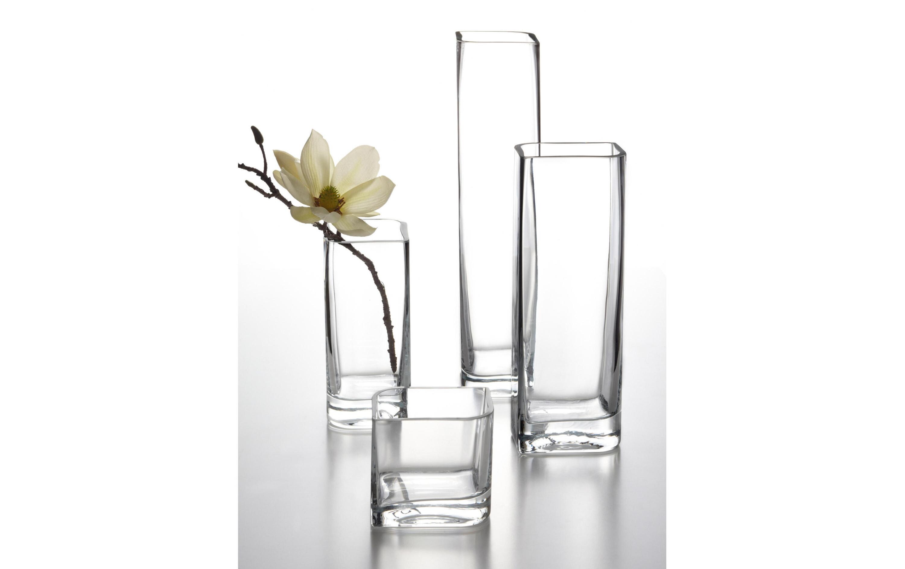 Vase Lucca 25 cm TransparentVase aus Glas