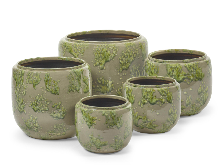 Serax Glazes Shades by Serax bloempot L Mystique Green Costa