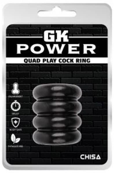 Quad-play Cock Ring Penisring