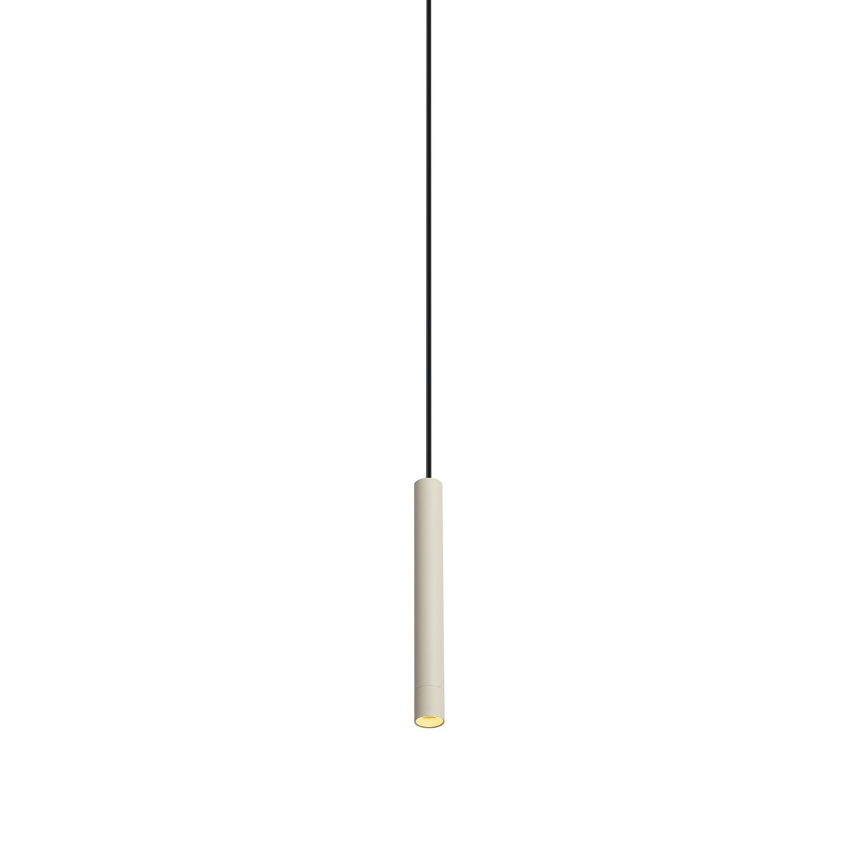 Moderne hanglamp beige met zwart voor railsysteem 1-fase - Iconic Frini
