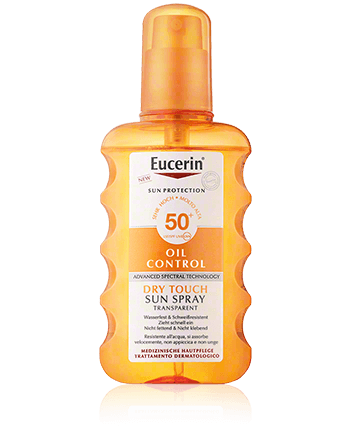 Eucerin Sun Protection Oil Control Dry Touch Sun Spray Transparent LSF 50+ 200ml