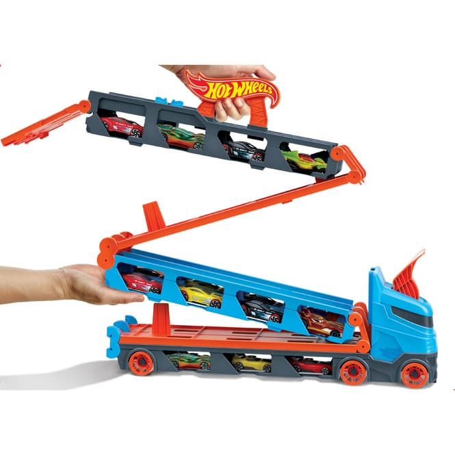 Hot Wheels City - 2 in 1 Rennbahn-Transporter