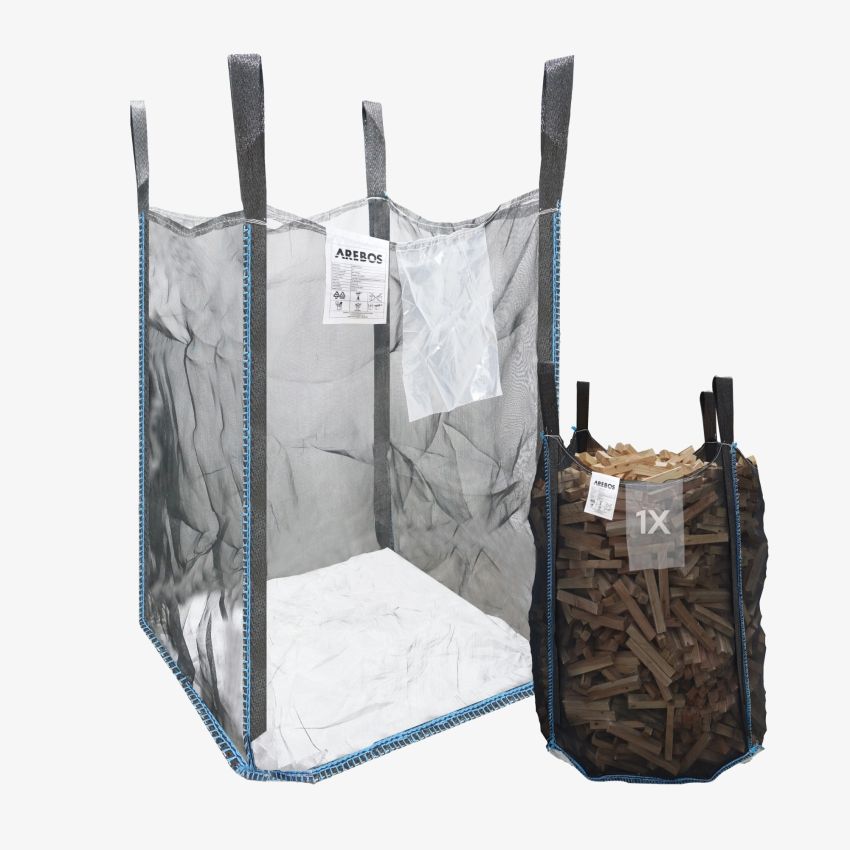 1x Premium Holzsack 100 x 100 x 160 cm