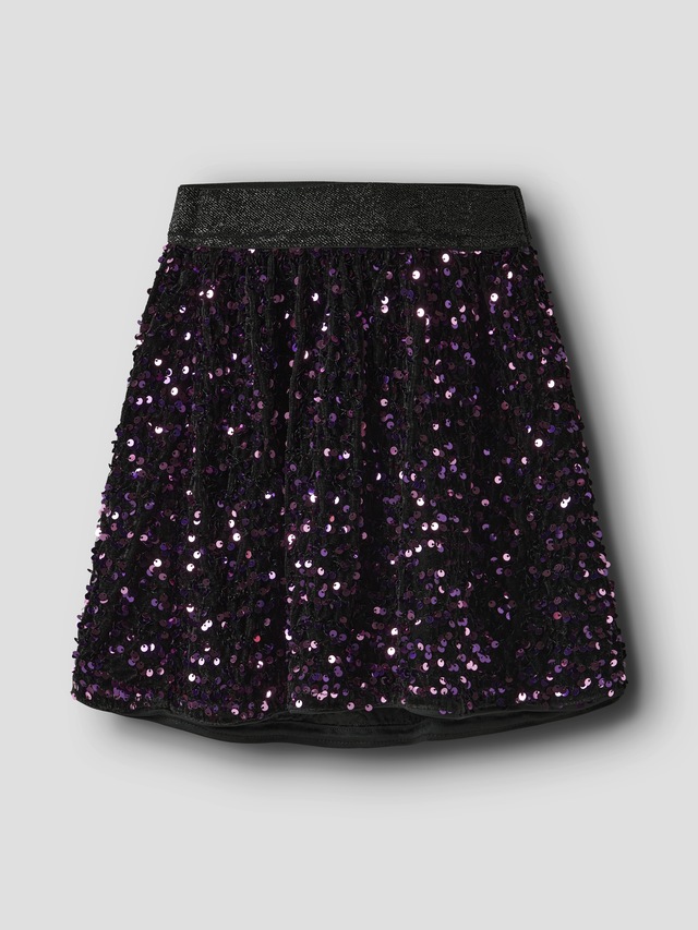 Name It Minirock »NKFRUNICA SKIRT«, mit glitzernden Pailletten