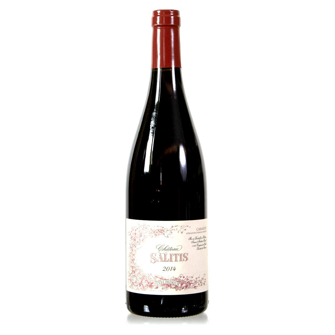 Cabardès vin rouge bio Château Salitis - Cuvée Premium - 14%
