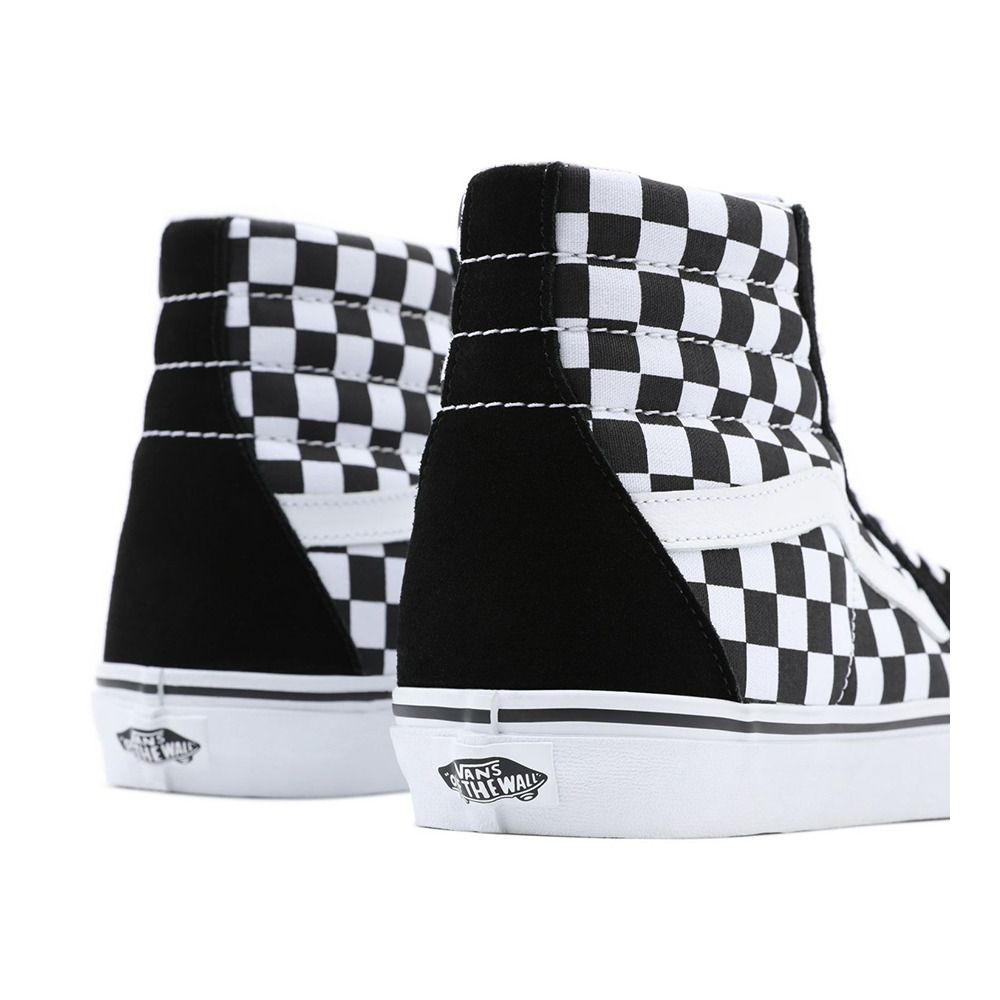 Vans SK8-HI - Sneakers (checkerboard) blk/tr wht