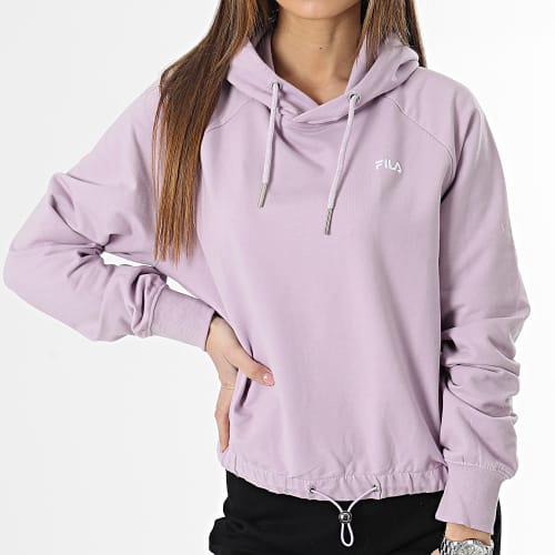 Sweat Capuche Crop Femme Baalberge Lavande