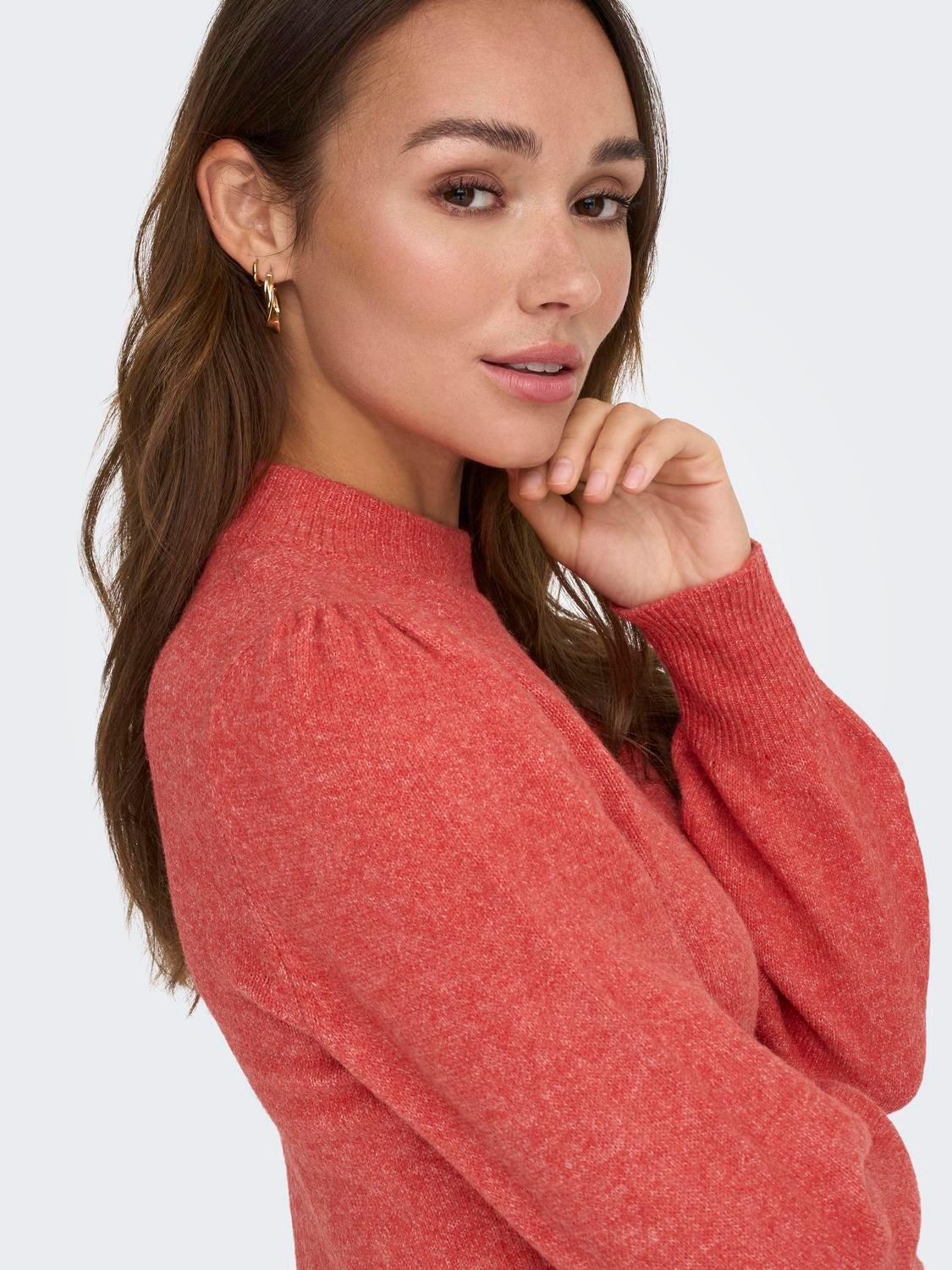JDYRUE Strickpullover Bittersweet