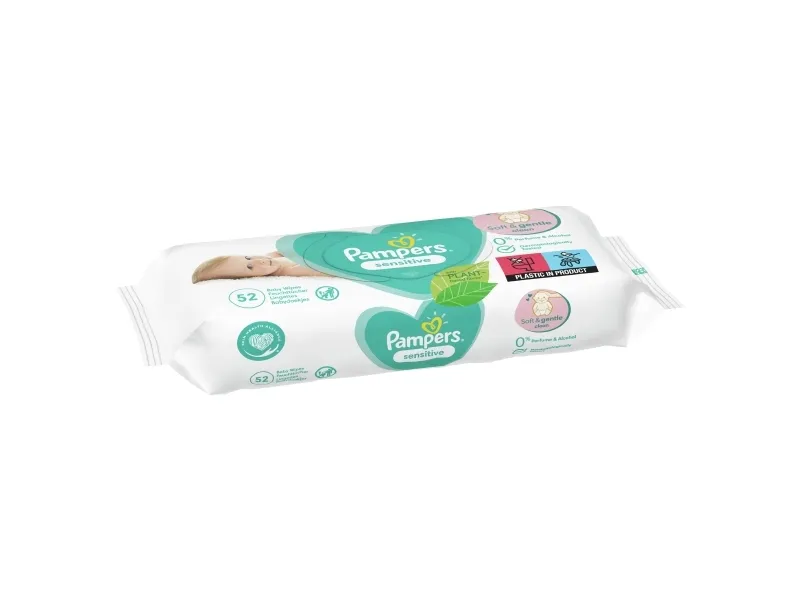 Pampers 81687213, Vådservietter til baby, Dermatologisk testet, Allergivenlig, Neutral pH, Parfumefri