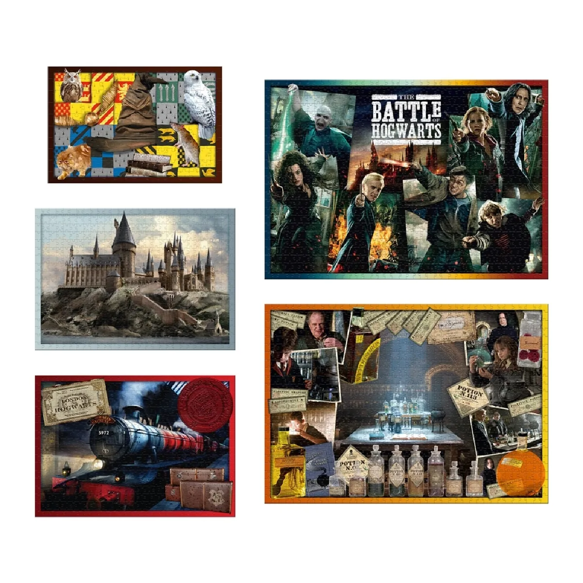 Winning Moves Puzzle Harry Potter 5x1 Set