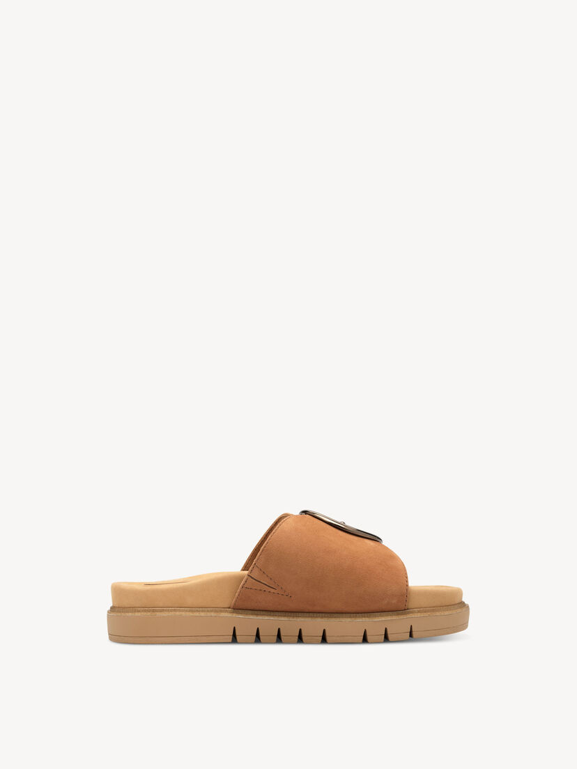 Leren Slipper - bruin