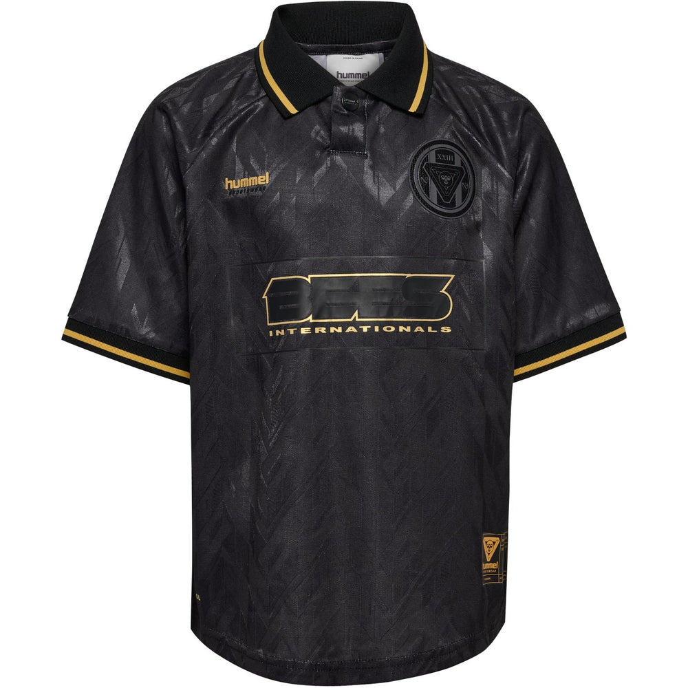 Køb Hummel Black Jr Loose Bay Soccer Jersey S/S