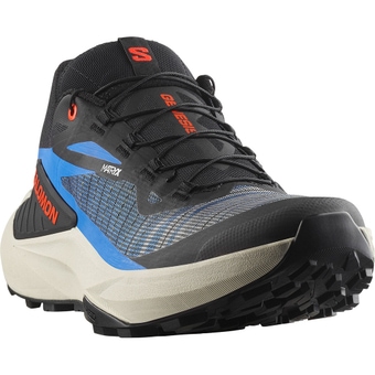 Salomon Genesis Laufschuhe Black / French Blue / Cherry Tomato Herren