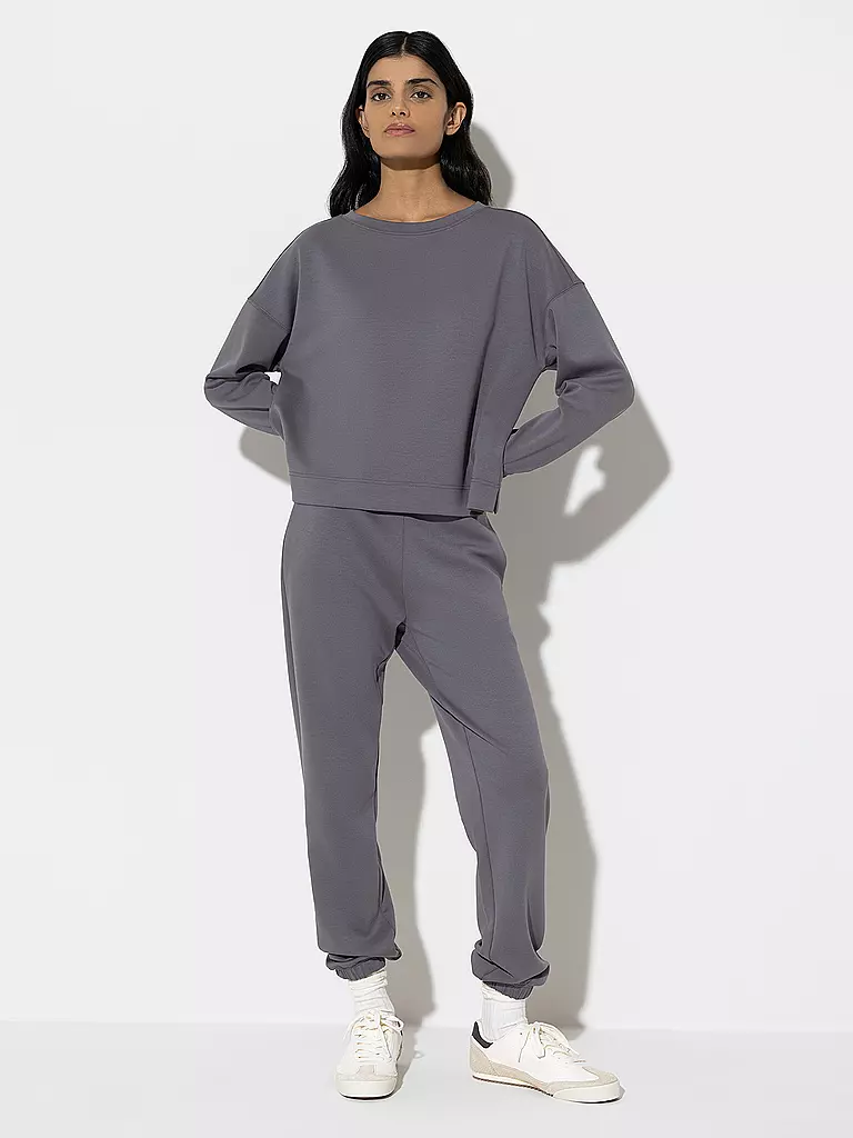MEY Loungewear Sweathsirt SMOOTH grau