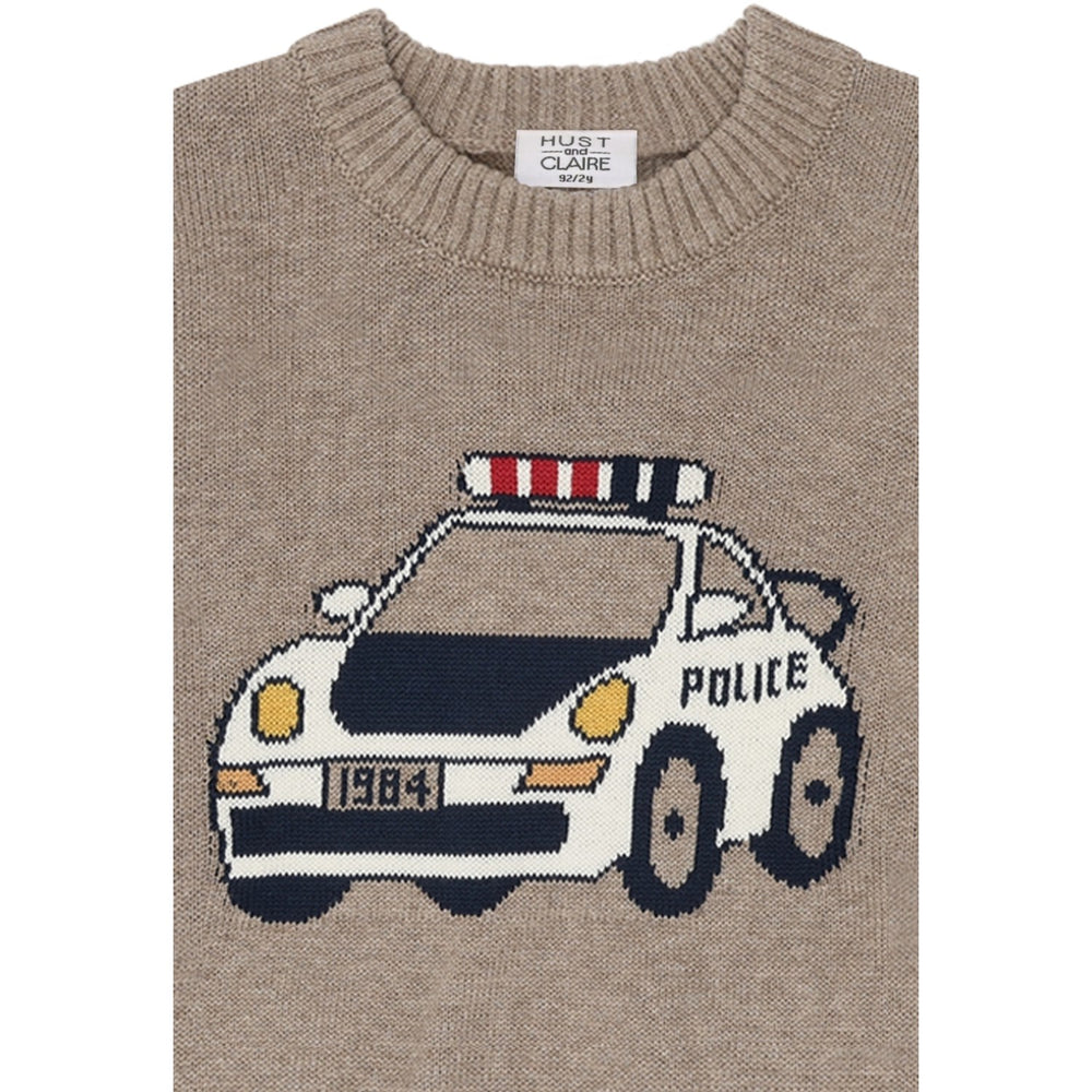 Køb Hust & Claire Sand Melange Pelle Policecar