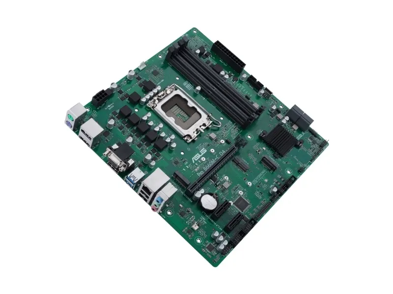 ASUS PRO B660M-C D4-CSM - Bundkort - micro ATX - LGA1700 sokkel - B660 Chipset - USB 3.2 Gen 1, USB-C Gen1 - Gigabit LAN - onboard grafik (CPU påkrævet) - HD Audio (8-kanaler)