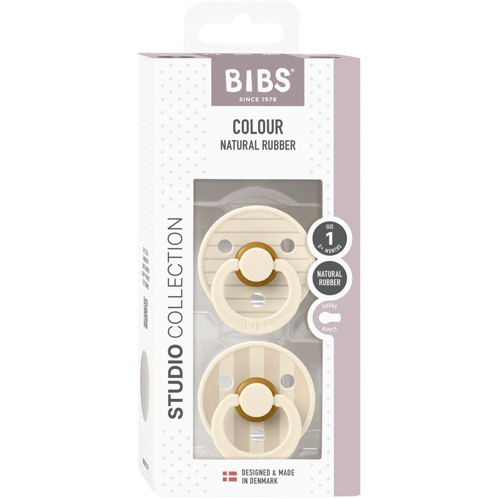 Køb Bibs Ivory Vanilla Mix Studio Colour 2-pak Pin Latex