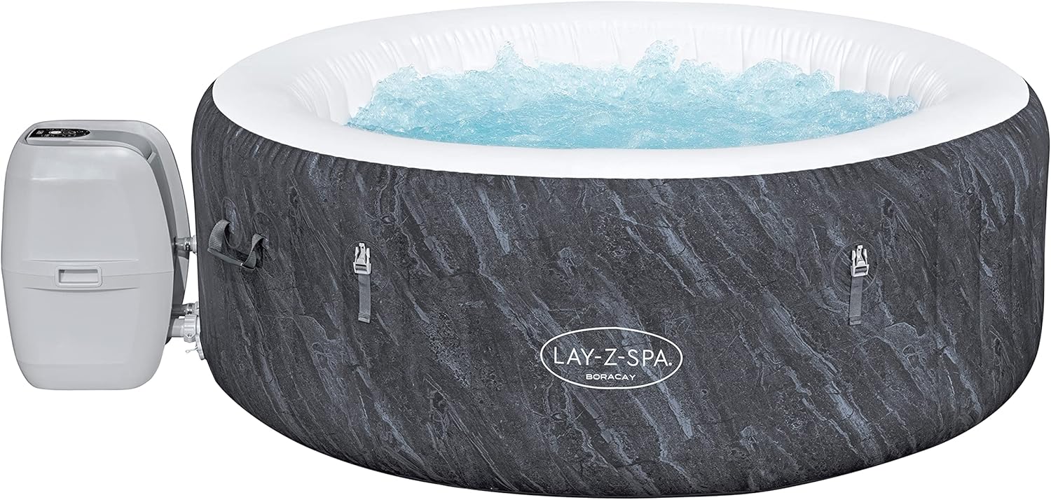 Bestway LAY-Z-SPA WLAN-Whirlpool Boracay AirJet Ø 180 x 66 cm, rund