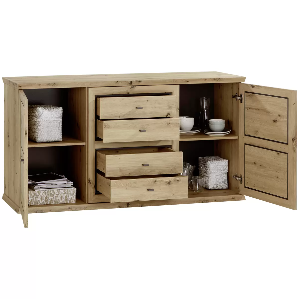 Sideboard Harvey Artisan Eiche,anthrazit