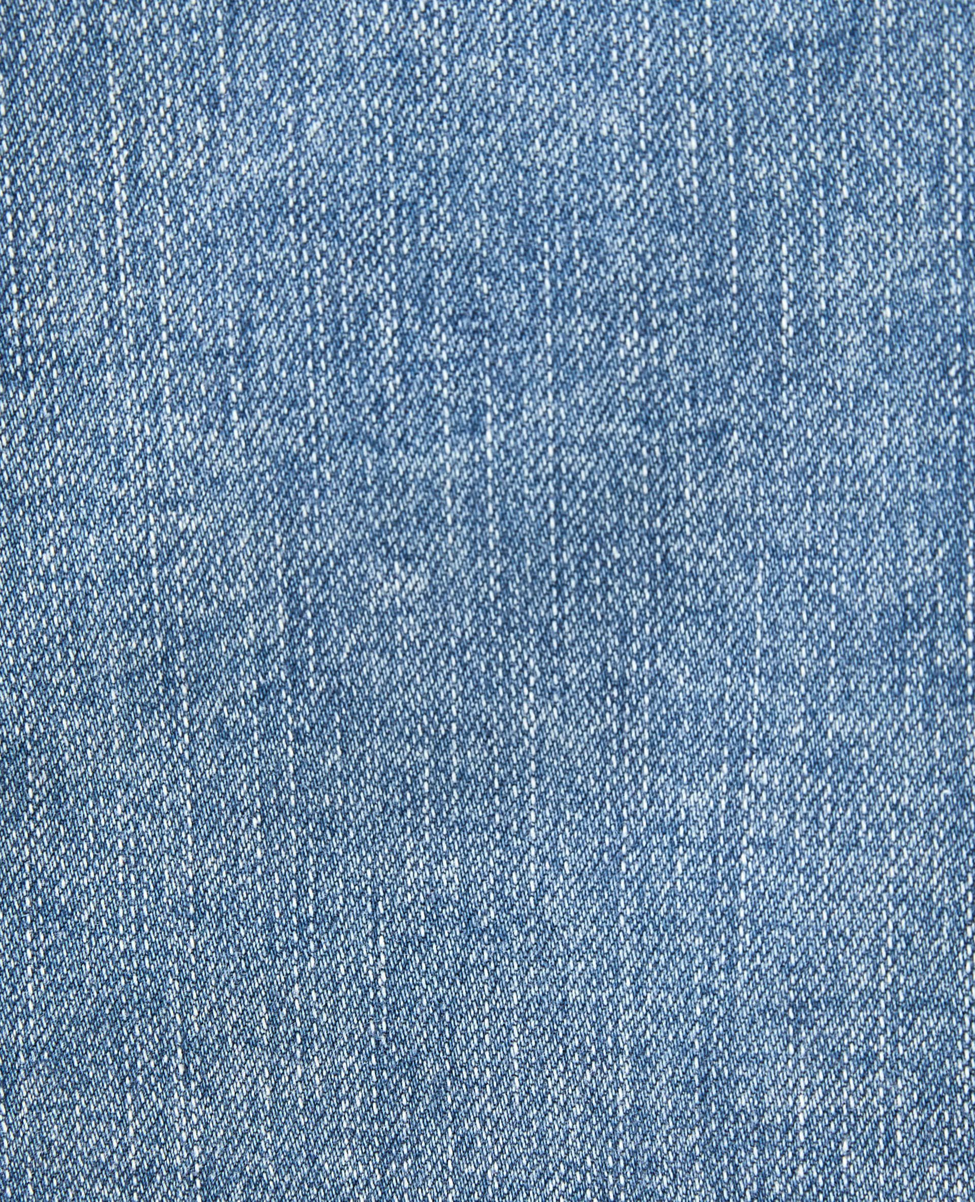 Robe salopette en jean - Bleu