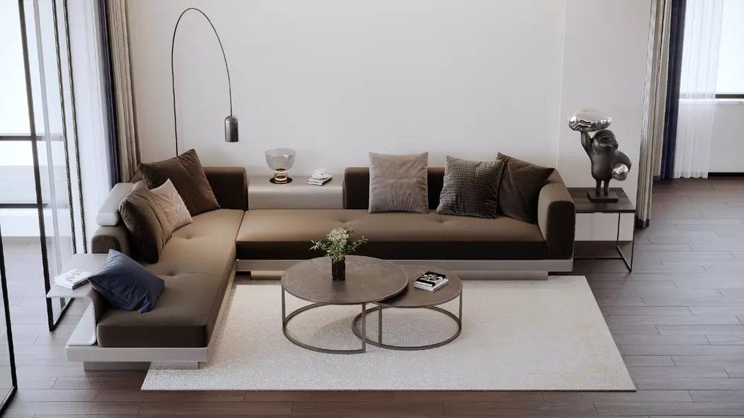 Webteppich Rome Sand 160 x 230 cm