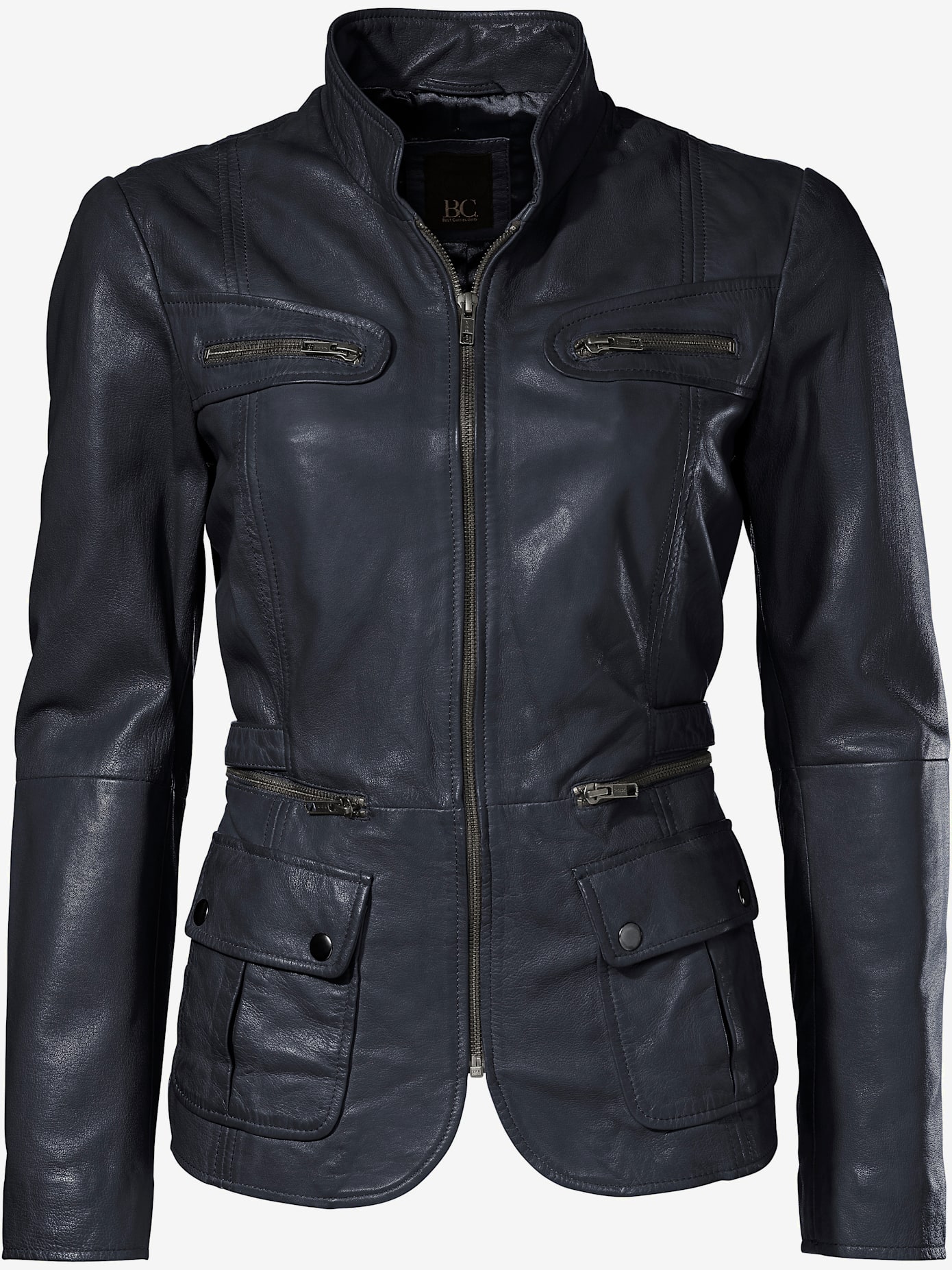 Veste en cuir cuir d'agneau souple