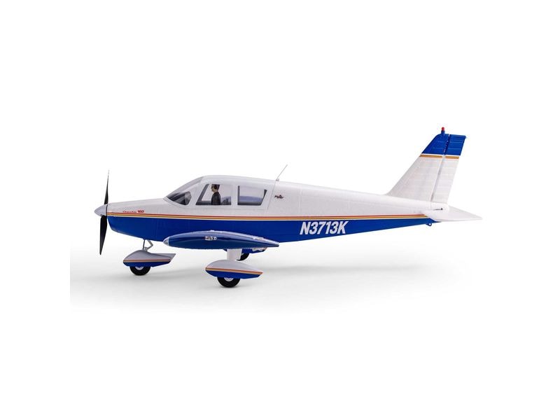 E-flite Motorflugzeug PA-28 Cherokee 1300 mm AS3X & SAFE, B Piper Cherokee Tiefdecker Scale-Flugmodell mit Spektrum Technik
