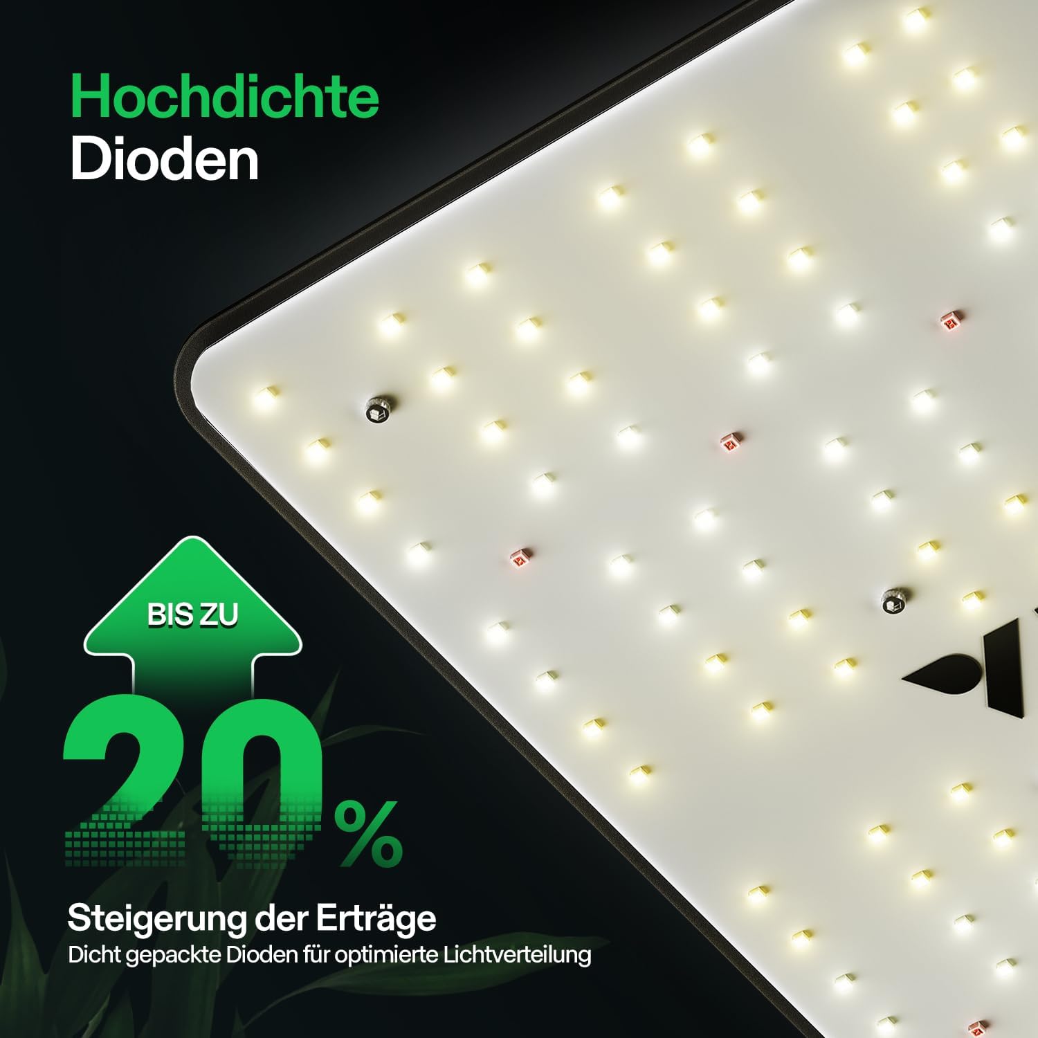 VIVOSUN VS1000 LED Grow Lampe, Vollspektrum Pflanzenlampe mit LM301 Dioden und Treiber, dimmbar und IP65, Wachstumslampe für Sämling, Gemüse und Blüte, geeignet für 60x60 / 90x90cm Growzelt