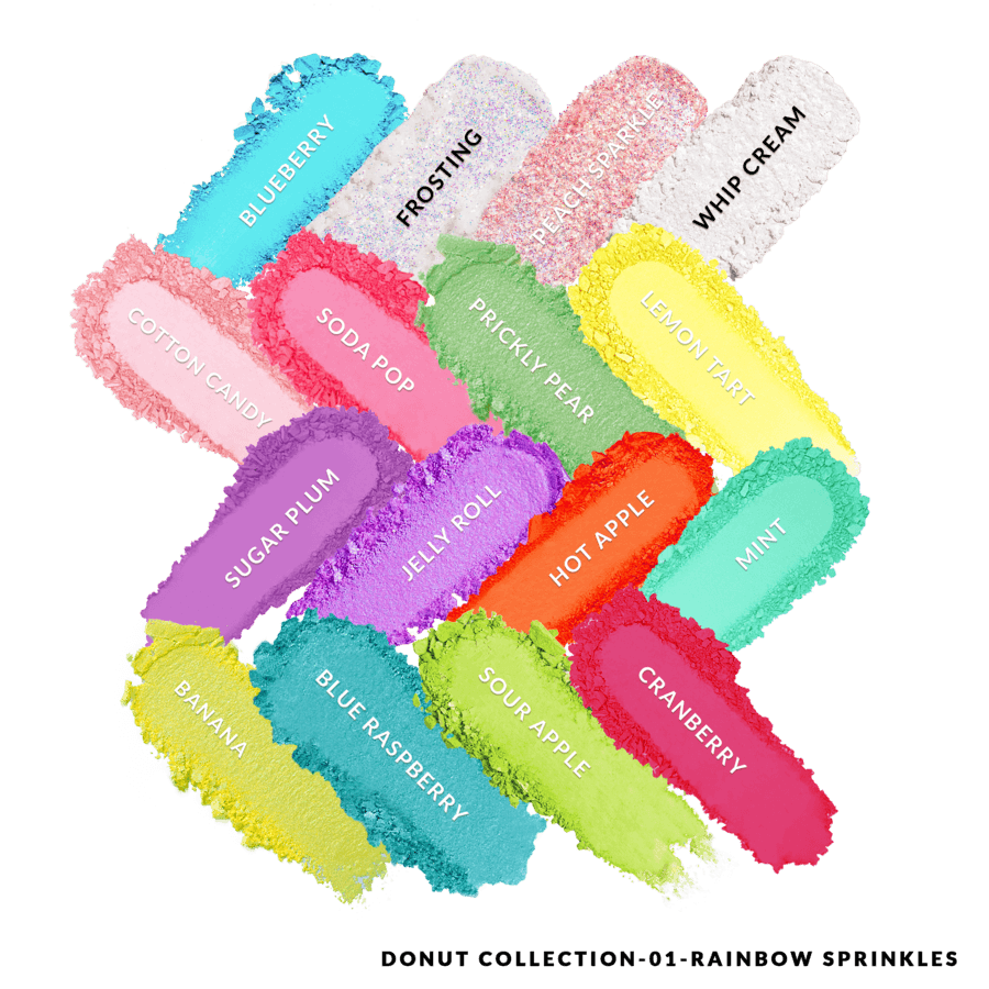 KimChi Chic Donut Collection Eyeshadow Palette Rainbow Sprinkles 12,8g