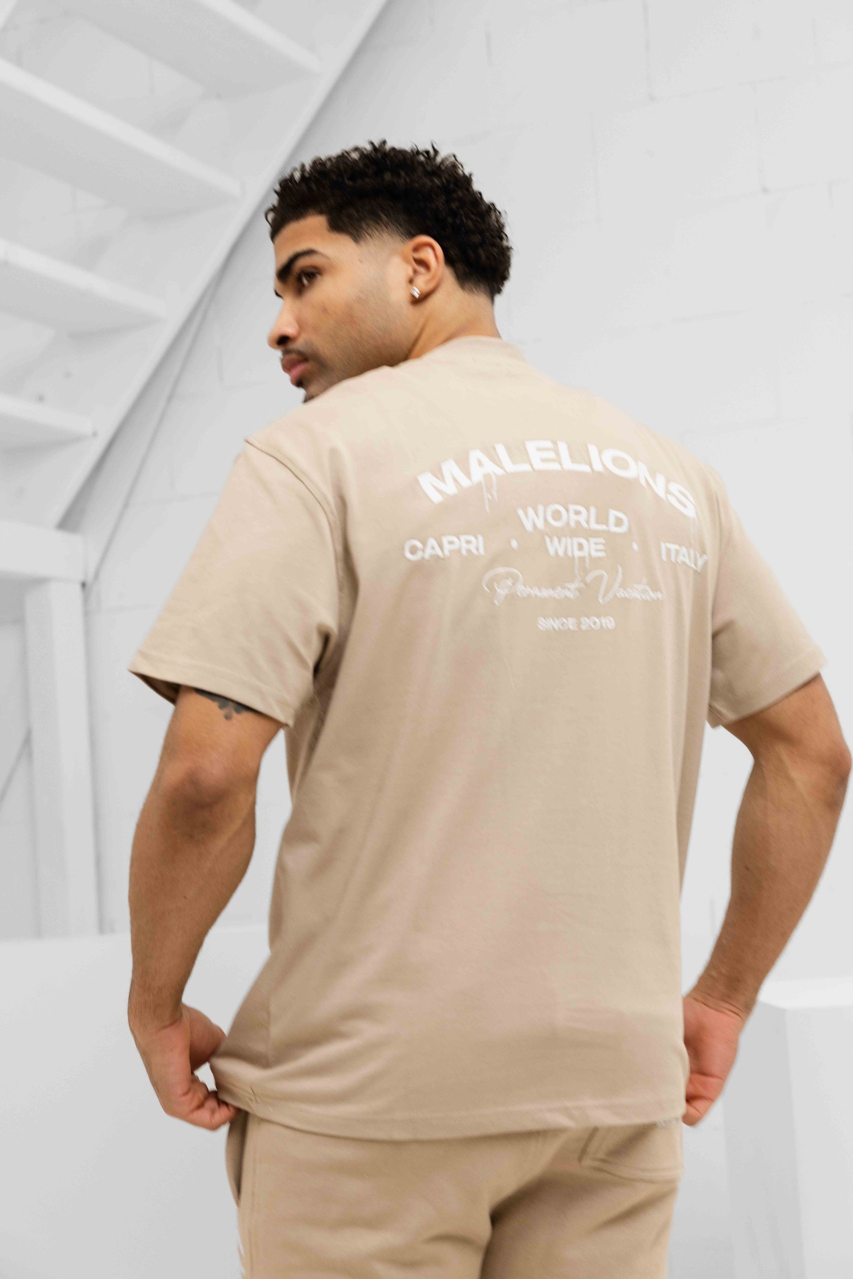 Malelions Permanent Vacation Zomerset Heren Beige