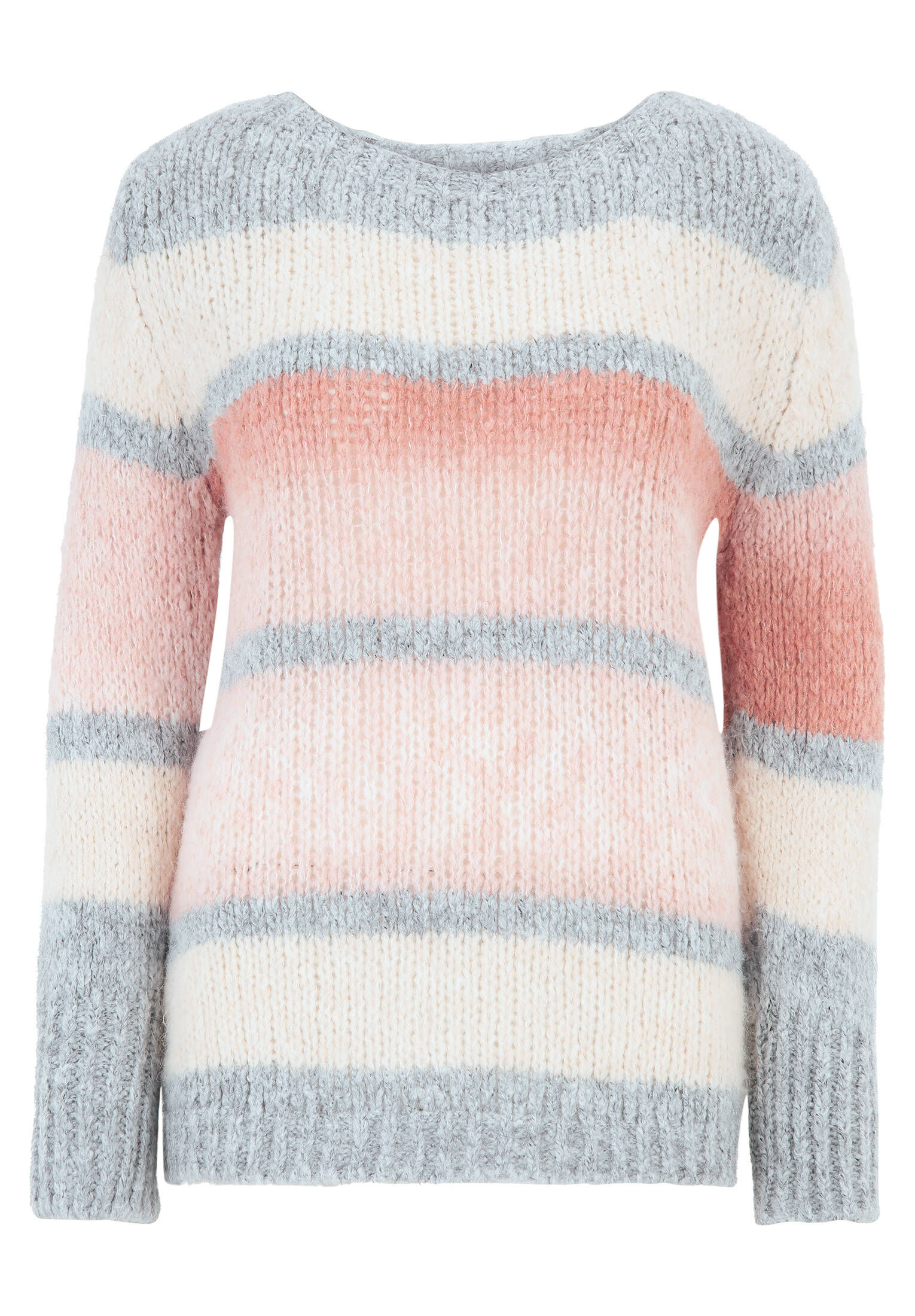 Cartoon| Damen Strickpullover mit Blockstreifen