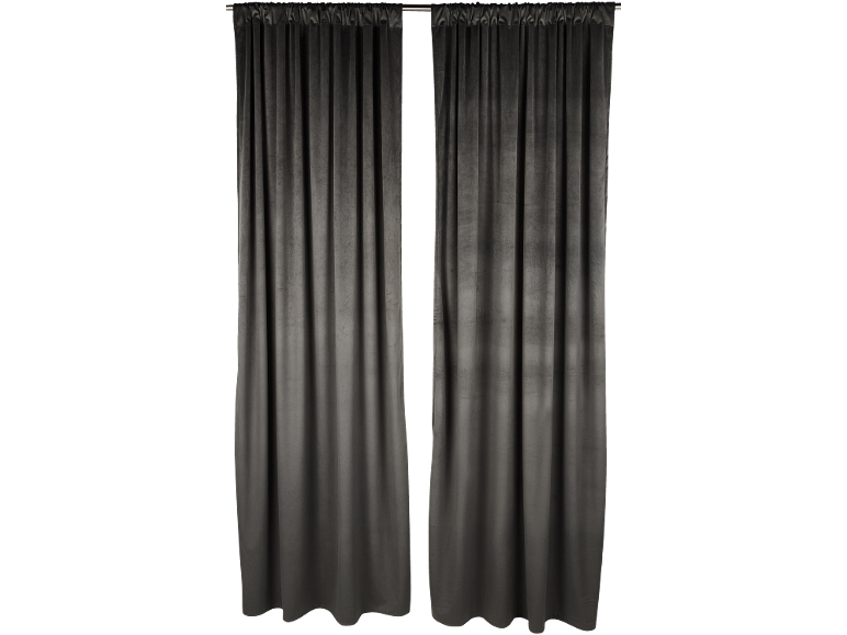 Velours gordijnen 135 x 254 cm