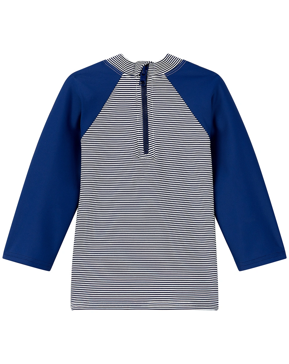 Langarm-Badeshirt BABY-PROTECT in medieval/marshmallow