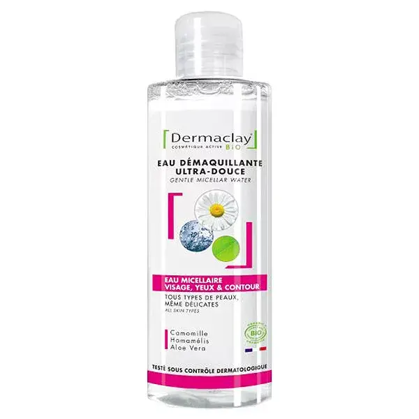 Dermaclay Água de Limpeza Orgânica Ultra Suave 300ml