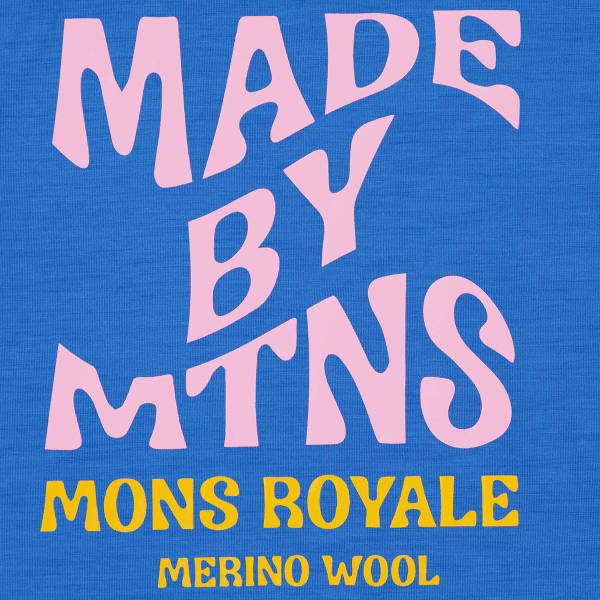 T-shirt randonnée MONS ROYALE ICON RELAXED TEE W TOP TOP BLUE