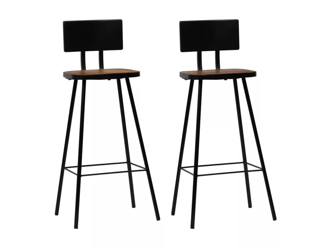 Mobilier de bar 3 pcs Bois de récupération massif