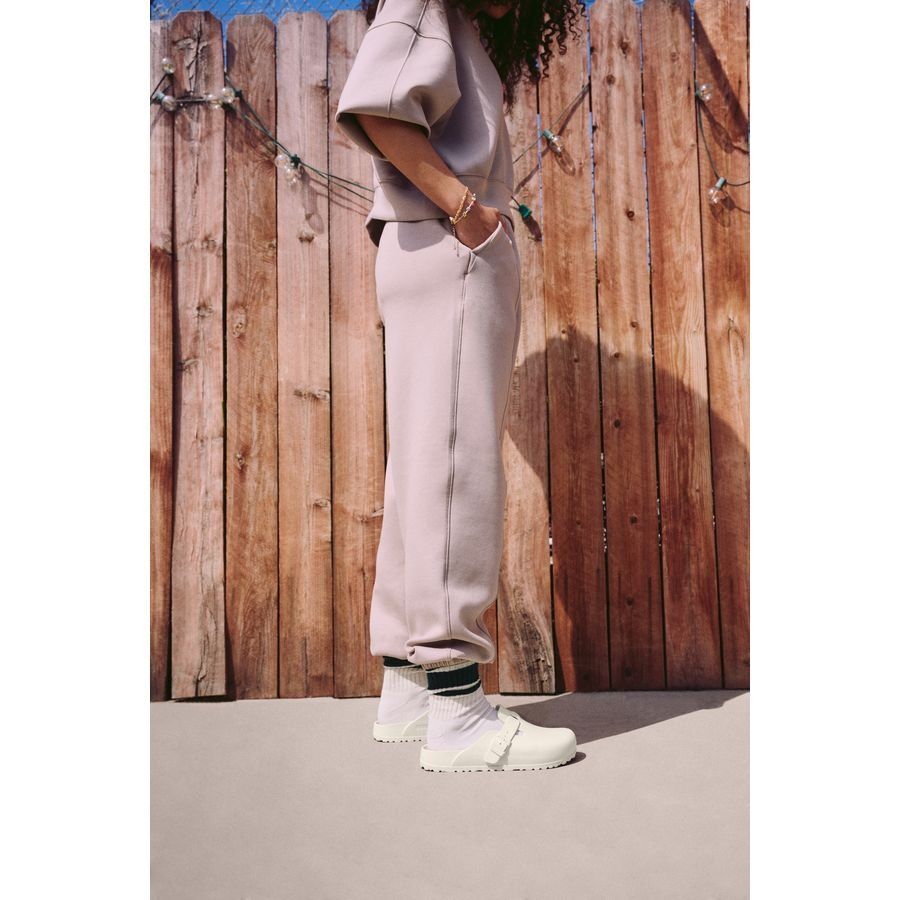 Birkenstock Sandale Boston EVA Narrow Fit - Eggshell