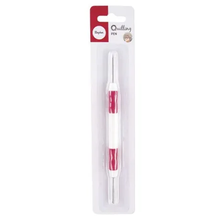 Rayher 2-seitiger Quillingstift mit Einschubschlitz und mit Nadel 3 cm