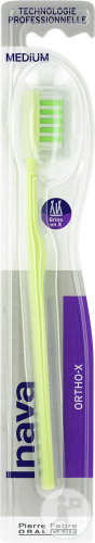 Inava Brosse À Dents Ortho-X Médium 1 Pièce