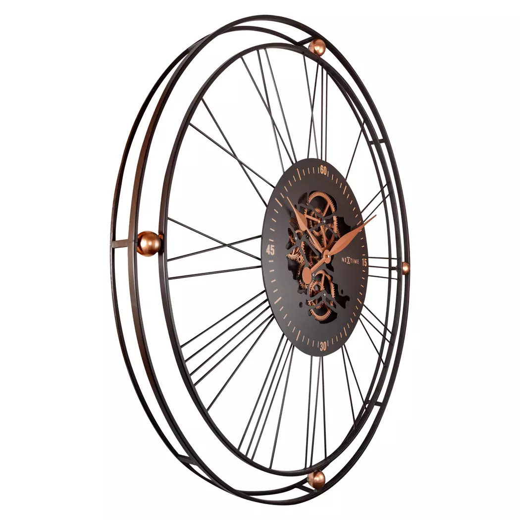 Quarzwanduhr Wire Gear Clock Ø 90,5 cm