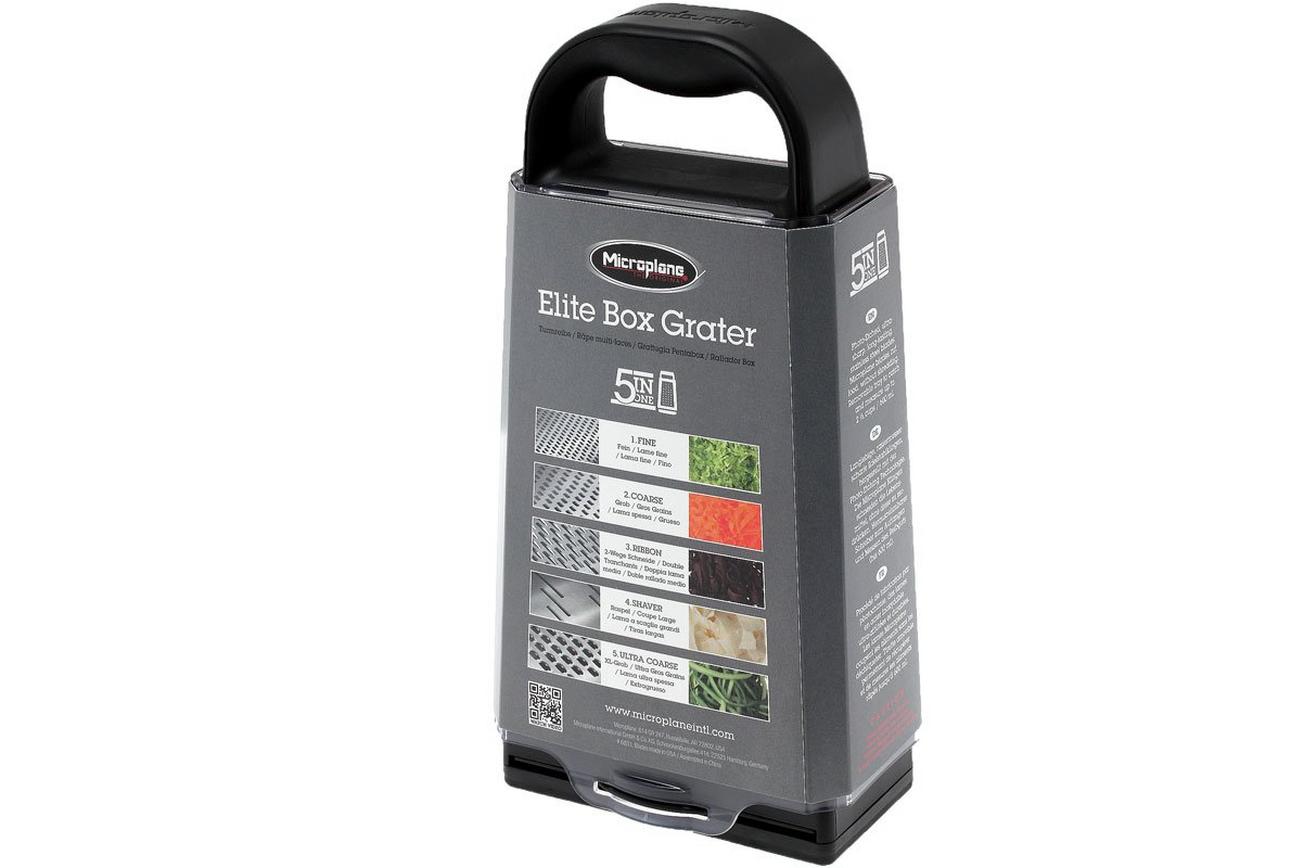 Microplane Elite Box Grater, rasp