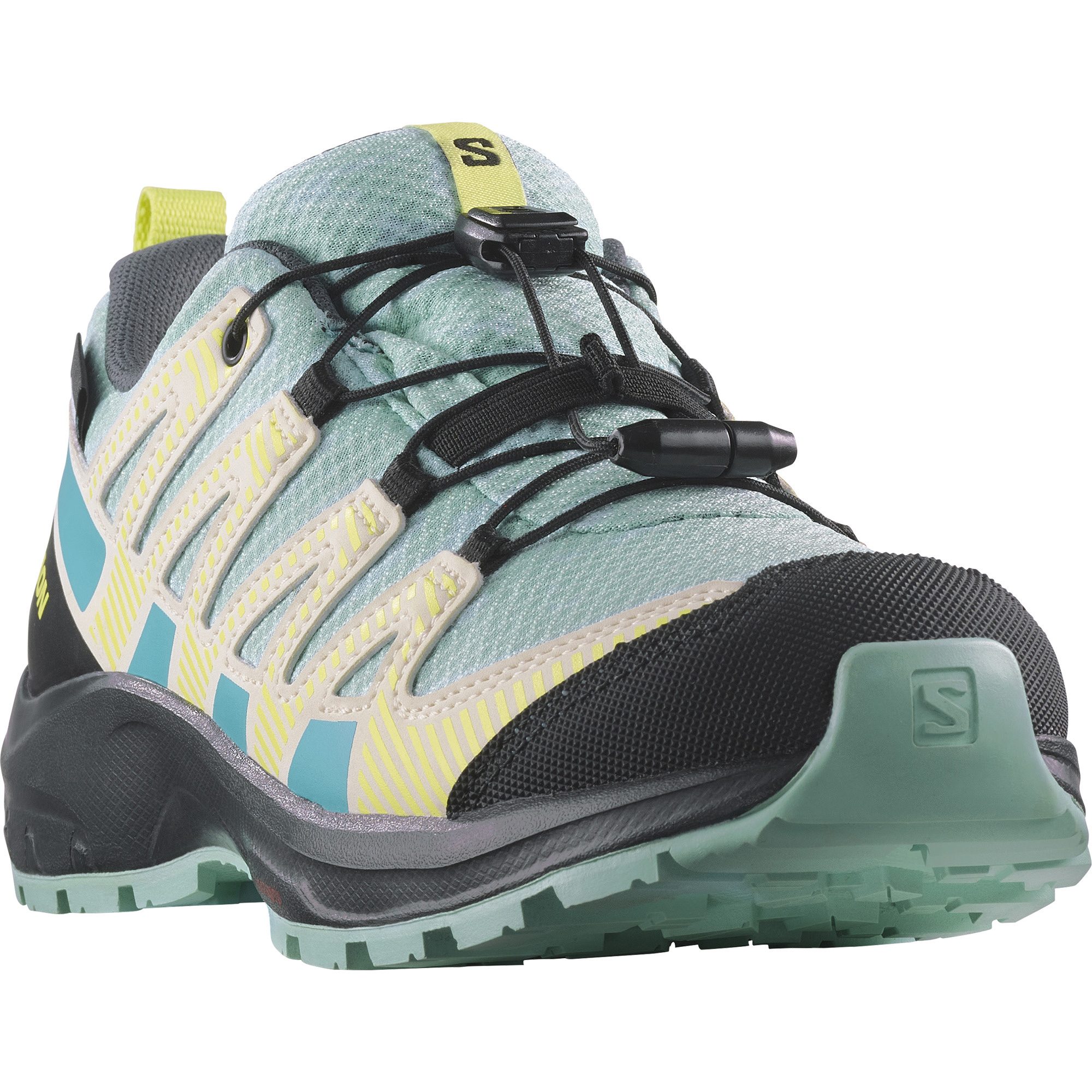 Salomon XA PRO V8 Climasalomon™ Waterproof Trailrunningschuhe Kinder tanager turquoise