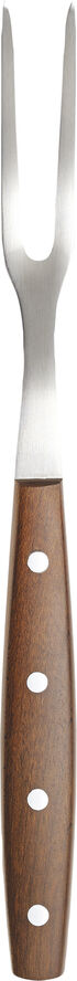 Fiskars Norr køkkengaffel 24 cm. Stål, brun